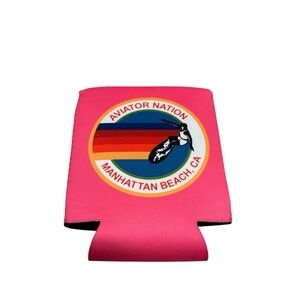 Aviator Nation Manhattan Beach California Pink Koozie Cooler Sleeve
